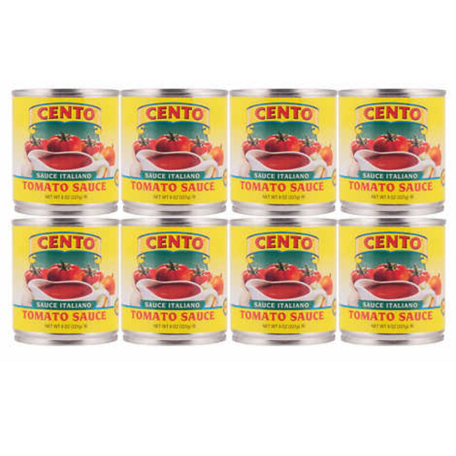 Cento Tomato Sauce 8oz. Can NonGMO & No Preservatives Added Vegan