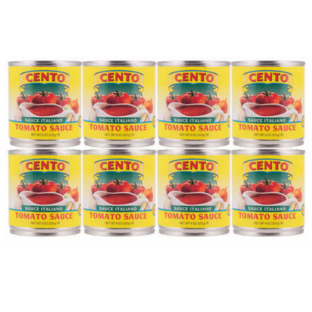 Cento Tomato Sauce 8oz. Can NonGMO & No Preservatives Added Vegan