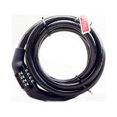 thumbnail image 4 of LEEYNEER 4pcs 4 Digit Cycling Heavy Duty Cable Combination Password Bike Cable Lock Cable Hard Coded Lock (Black), 4 of 12
