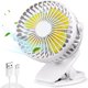 thumbnail image 1 of BEMS-ventilador USB silencioso blanco, ventilador de escritorio USB portátil con recargable, 1 of 5