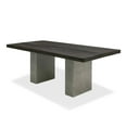 thumbnail image 6 of Modrest Renzo Modern Oak & Concrete 79" Dining Table, 6 of 6