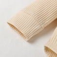 thumbnail image 4 of jaweiw Newborn Baby Boy Girl Clothes Ribbed Knitted Cotton Long Sleeve Romper Long Pants Solid Color Fall Winter Outfits, 4 of 9