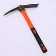 thumbnail image 6 of Giaone Heavy Duty Miniature Pick Mattock with Fiberglass Handle Garden Hand Tool for Gardening, Digging & Camping, Landscaping, 6 of 10
