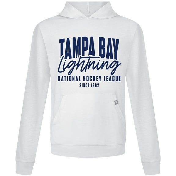 Men's Levelwear White Tampa Bay Lightning Relay Response Pullover Hoodie