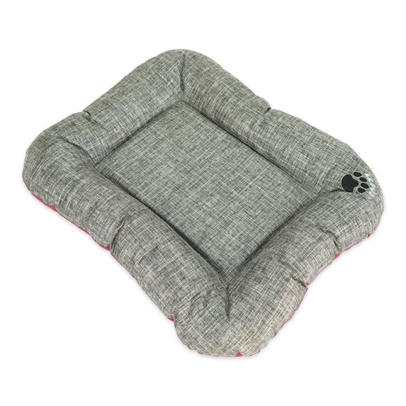 SUSSEXHOME Pets 33.5 x 26.4 x 3.95 Inches Waterproof Dog Pillow for Medium Dogs - Tear-Resistant Washable Dog Bed - (GRAY)