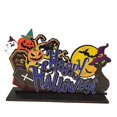 thumbnail image 2 of Decoración de fiesta de Halloween, cartel colgante para puerta del hogar, decoración de madera para Halloween, fantasma de calabaza, 2 of 2