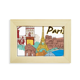 thumbnail image 1 of Francia Paris Torre Eiffel acuarela Escritorio de madera Arte Pintura 5x7 pulgadas marco de foto foto, 1 of 4
