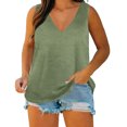 thumbnail image 1 of Eres Más Que una Camisa de Puntuación de Prueba Mujeres de Manga Corta Lentejuelas Suelta Blusa de Cuello en V Tops Sólidos Casuales para la Fiesta, 1 of 8