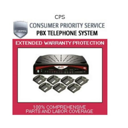 Consumer Priority Service PBX+4-3-1000 3 Year PBX Telephone System + 4 under $1