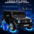 thumbnail image 6 of EastVita 12V Electric Stroller Ride on Car (Benz License) 25W*2 Motor Rocking Mode LED Light MP3 Bluetooth USB for Kids 3 Age +, 6 of 6