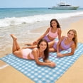 thumbnail image 4 of weibbin Microfiber Beach Blanket Double Sided Large Rectangular Thick Beach Mat Quick Dry Sand Free for Travel Pool Swimming 200x140cm, 4 of 6