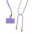 thumbnail image 1 of sweethay Cordones anticaída universales para teléfono, parche cruzado para teléfono móvil, cuerda colgante para el cuello, correa ajustable, Teléfono y Comunicación Violeta, 1 of 6
