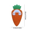 thumbnail image 3 of Easter Silverware Pouch Carrot Cutlery Holder Table Setting Decorations Party Supplies Utensil Storage Bag for Holiday Dinner Spring Gathering Festive Tableware Napkin Pocket Decorative Place Setting, 3 of 7