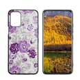 thumbnail image 1 of Compatible with LG K53 Phone Case, Purple-Floral-8 Case Men Women, Flexible Silicone Shockproof Case for LG K53, 1 of 1