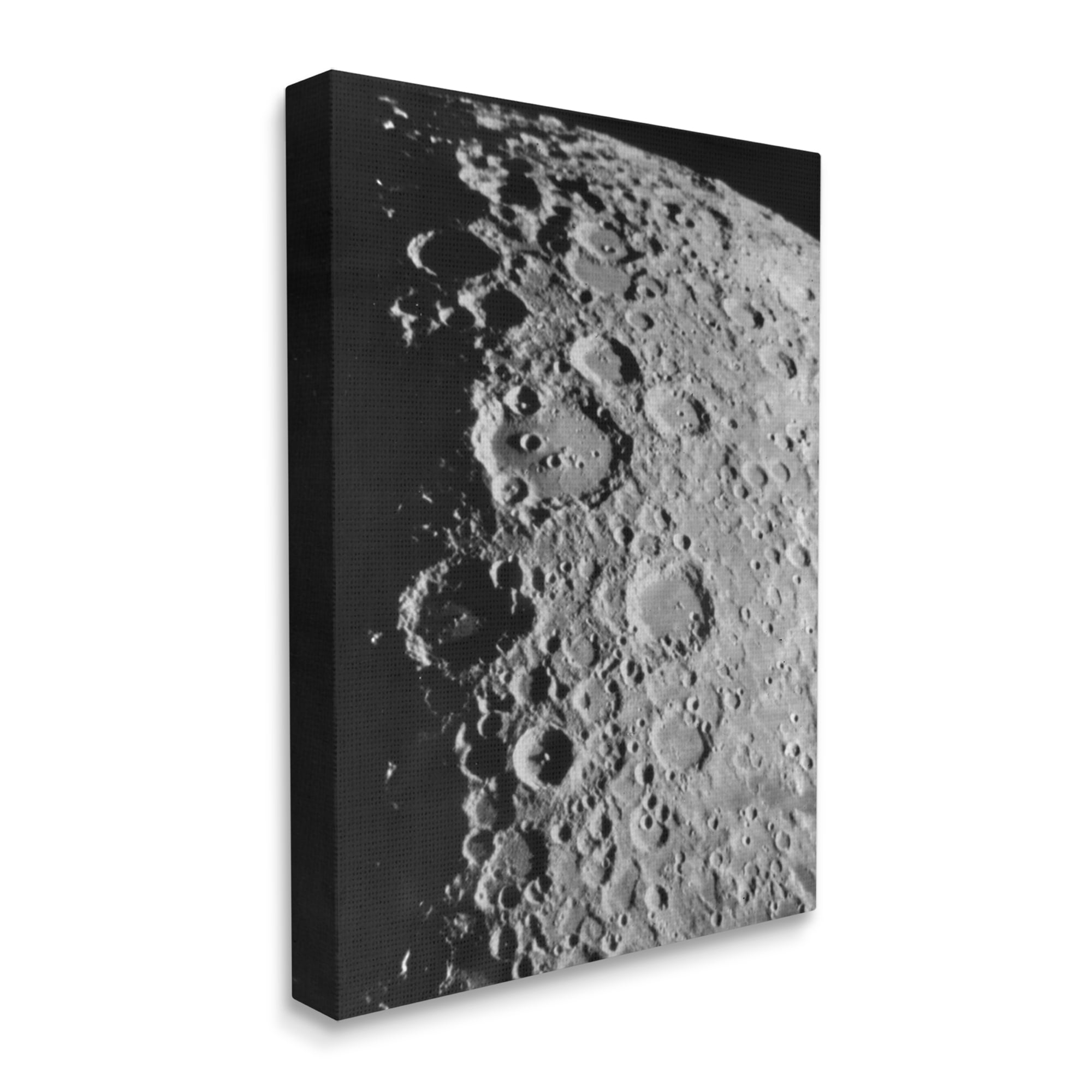Stupell Industries Moon in Outer Space Fairy Tales & Fantasy Photography Gallery Wrapped Canvas Print Wall Art, 36 x 48