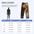 thumbnail image 4 of Lsque Cat Fish Dance Vintage Print Men's Pajama Pants, Lounge Pant - Comfortable Home Wear,Elastic Waistband, Stylish Design-Large, 4 of 9