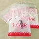 thumbnail image 3 of 4xLOVE Carta Panadería Galleta Dulce Regalo Jabón Favor Cello Adhesivo OPP Bolsa, 3 of 8
