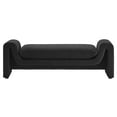 thumbnail image 4 of Modway Waverly Boucle Fabric Bench in Black, 4 of 8