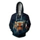 thumbnail image 4 of Sudadera con capucha con estampado de tigre fresco de otoño para hombre, sudadera con capucha con cremallera, sudadera con capucha holgada para hombre, sudadera con capucha moderna y versátil para hom, 4 of 5