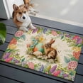 thumbnail image 3 of Easter Bunny Entryway Rug 2'x3'&nbsp; Non Slip Front Door Mats, Spring Floral Blossom Easter Eggs Burlap Entrance Rugs Indoor Outdoor Carpet, Washable Floor Mats Small Area Rug for Bedroom Kitchen, 3 of 8