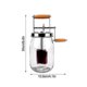 thumbnail image 2 of Butter Churner Clear Glass Silic Home Butter Maker With New(1000ml,) -, 2 of 5