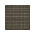 thumbnail image 4 of HomePop Square Storage Ottoman, Brown Window Pane Print, 4 of 10