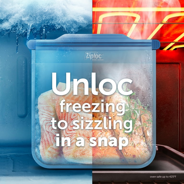 Ziploc Endurables Medium Pouch, 2 cups, 16 fl Oz, Reusable