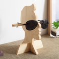 thumbnail image 4 of Estante de exhibición de gafas de madera, soporte de madera para gafas de sol, gabinete para mujer y hombre, accesorios decorativos para exhibir marcos de gafas, masculino, 4 of 5