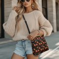 thumbnail image 4 of HELLHERO Pumpkin and Maple Leaf Pattern Casual Shoulder Bag Purse Satchel, Lightweight Waterproof Design Shoulder Crossbody Bag Durable for Travel Outdoor Activities, 4 of 7
