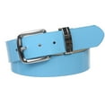 thumbnail image 1 of 1 1/2" (38 mm) Snap On Nickel Free Faux Synthetic Patent Leather Fashion Plain Belt, 1 of 1