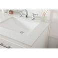 thumbnail image 4 of Elegant Decor Sinclaire 60" Aluminum Alloy & MDF Double Bathroom Vanity in White, 4 of 8