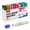 Multi-color-12 Colors, variant on Comix Dry Erase Marker Chisel Tip, Low Odor Non Toxic,36 Bulk Black