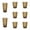 Brown, variant on 4-6PC Colored Acrylic Drinking Glasses 10oz Reusable Unbreakable Stackable Juice Glasses BPA Free Dishwasher Safe Drinkware for Home Outdoors Restaurant