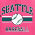 thumbnail image 6 of Wild Bobby City of Seattle Baseball Fantasy Fan Sports Men's T-Shirt, Neon Pink, 5X-Large, 6 of 6