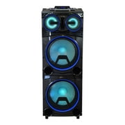 Supersonic LCD Display Bluetooth Portable Speaker Accessories Included, Black, IQ5515DJBT