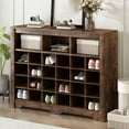 thumbnail image 2 of ShoeWith Curved24 Shoe CubbyTable Multi-functional Sideboard For Hallway Bedroom Living, 2 of 9