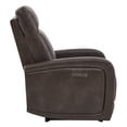 thumbnail image 3 of CHITA Electric Power Recliner, Zero Wall Hugger Recliners RV Recliners for Small Space Living Room, Faux Leather Single Sofa Chair with Adjustable Headrest USB&Type-C Charge, Chocolate Brown, 3 of 15