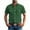 Army Green, variant on Men's Casual Short Sleeve Button Down Shirt, Vintage Style with Chest Pocket, Soft Polyester Fabric for Daily Wear and Business Casual