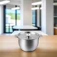 thumbnail image 1 of Practical Round Cooking Oil Container Suitable For Food Shop Use 9.8x7.2x4.9in Size 1Pcs, 1 of 4