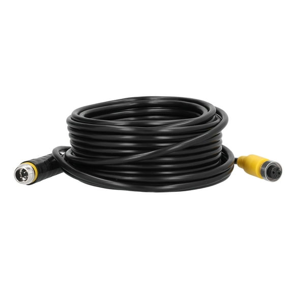 Zerodis 32.8ft 4Pin Video Extension Cable Shielded For Rearview Camera Truck Trailer