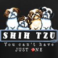 thumbnail image 3 of CafePress - Shih Tzu Just One Dk Pajamas - Women's Short Sleeve Print T-Shirt and Pants Dark Cotton Pajama Set, 3 of 7