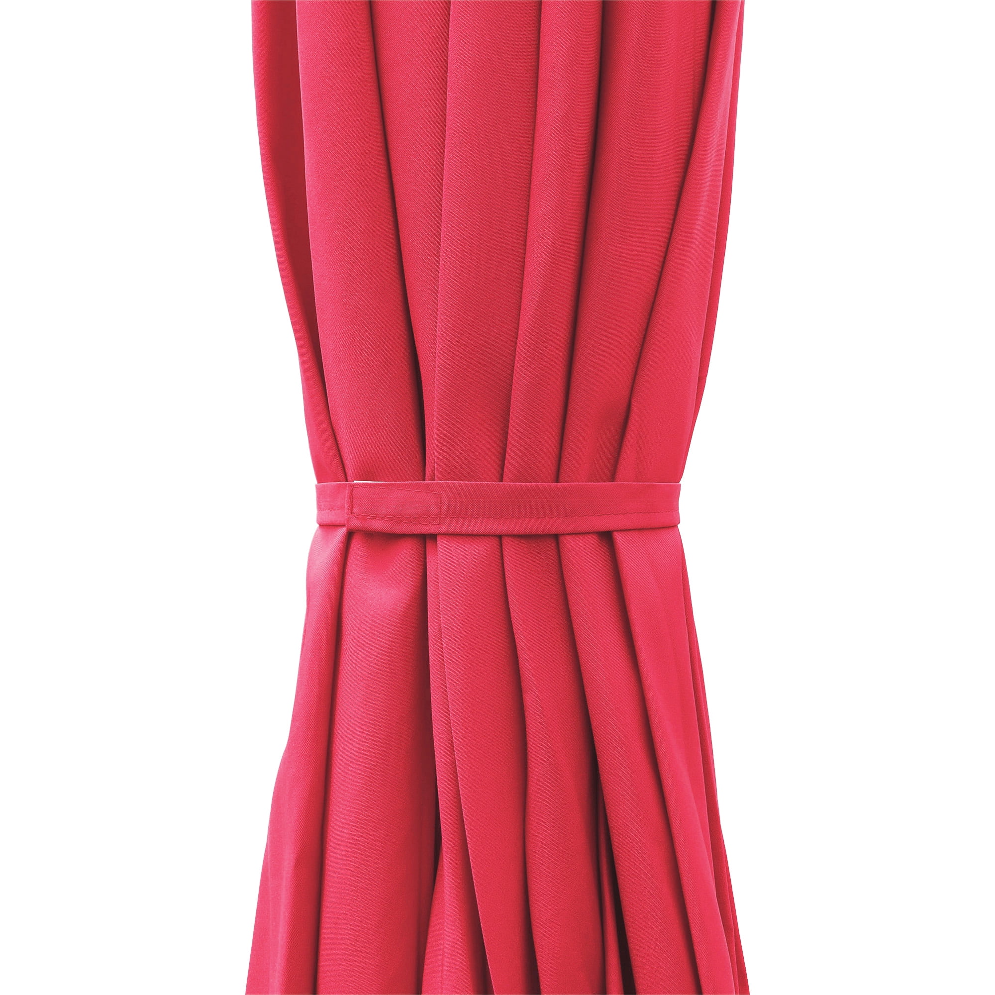 Abble 11FT Outdoor Patio Umbrella with Crank Handle, Market Umbrella with 8 Sturdy Umbrella Ribs, Waterproof for Garden Deck Backyard Pool, Red