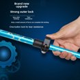 thumbnail image 2 of N82 Foldable & Extendable Lightweight Aluminum Alloy Trekking Pole - Multi-Functional Cane for Outdoor Climbing, Hiking & Travel, Compact Portable Design with Sturdy Support, Vivid Magenta Color, 2 of 5