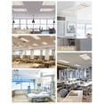 thumbnail image 6 of Fluorescent Light Covers for Ceiling Lights 4 Pack, Brown Botanical Magnetic Classroom Light Covers 4x2 Feet, Summer Botanical Leaf Vertical Stripes Fluorescent Ceiling Filters for Office Classroom, 6 of 7