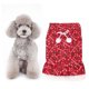 thumbnail image 1 of Chaqueta navideña roja para cachorros, falda festiva de invierno, atuendo para perros pequeños, 1 of 8