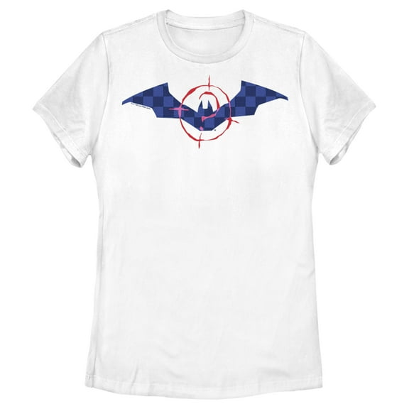 Women's The Batman In Riddler Sight Graphic Tee White 2X Large