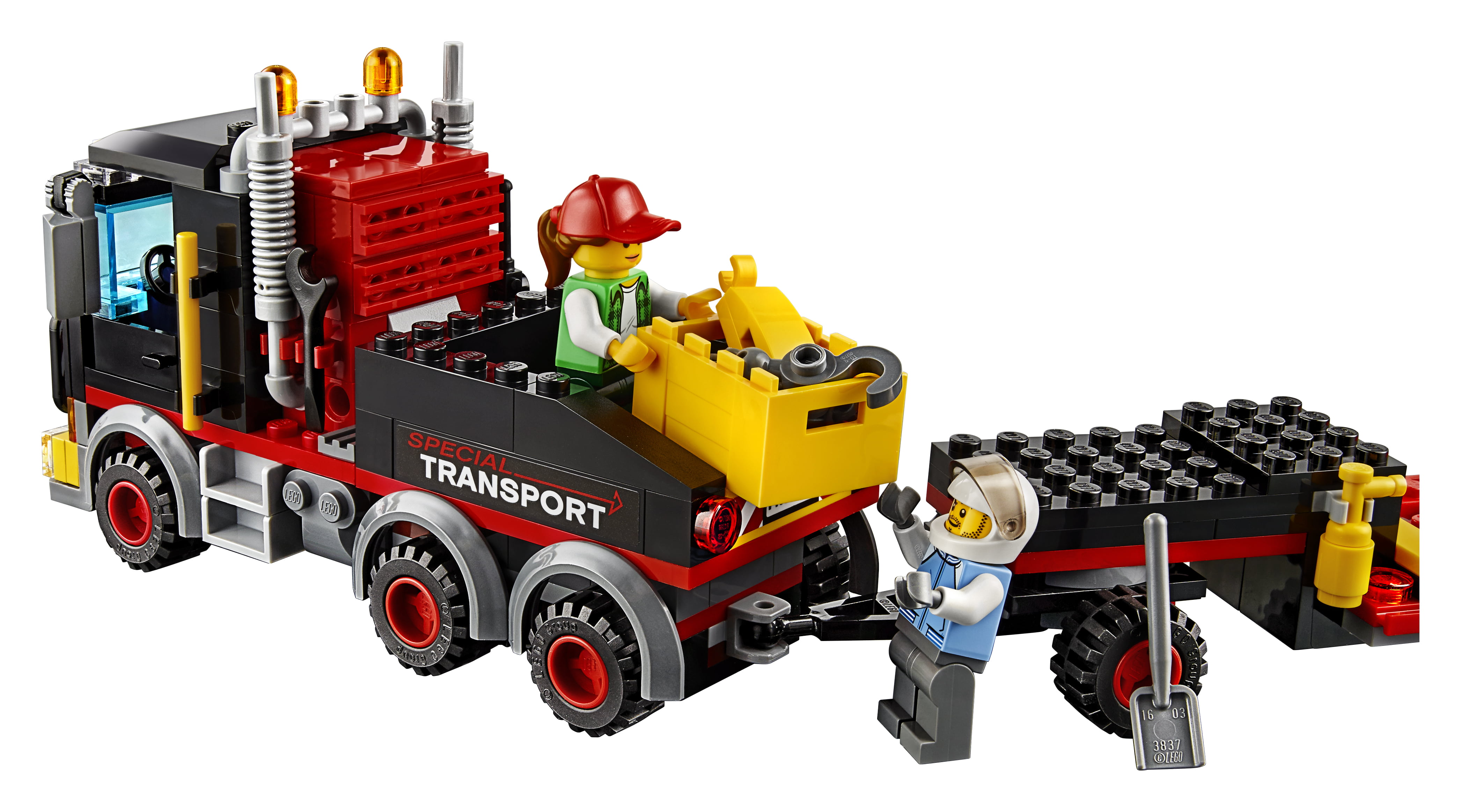 Dårligt humør Melankoli Rudyard Kipling Lego City Heavy Cargo Transport 60183 Toy Truck Building Kit - Walmart.com