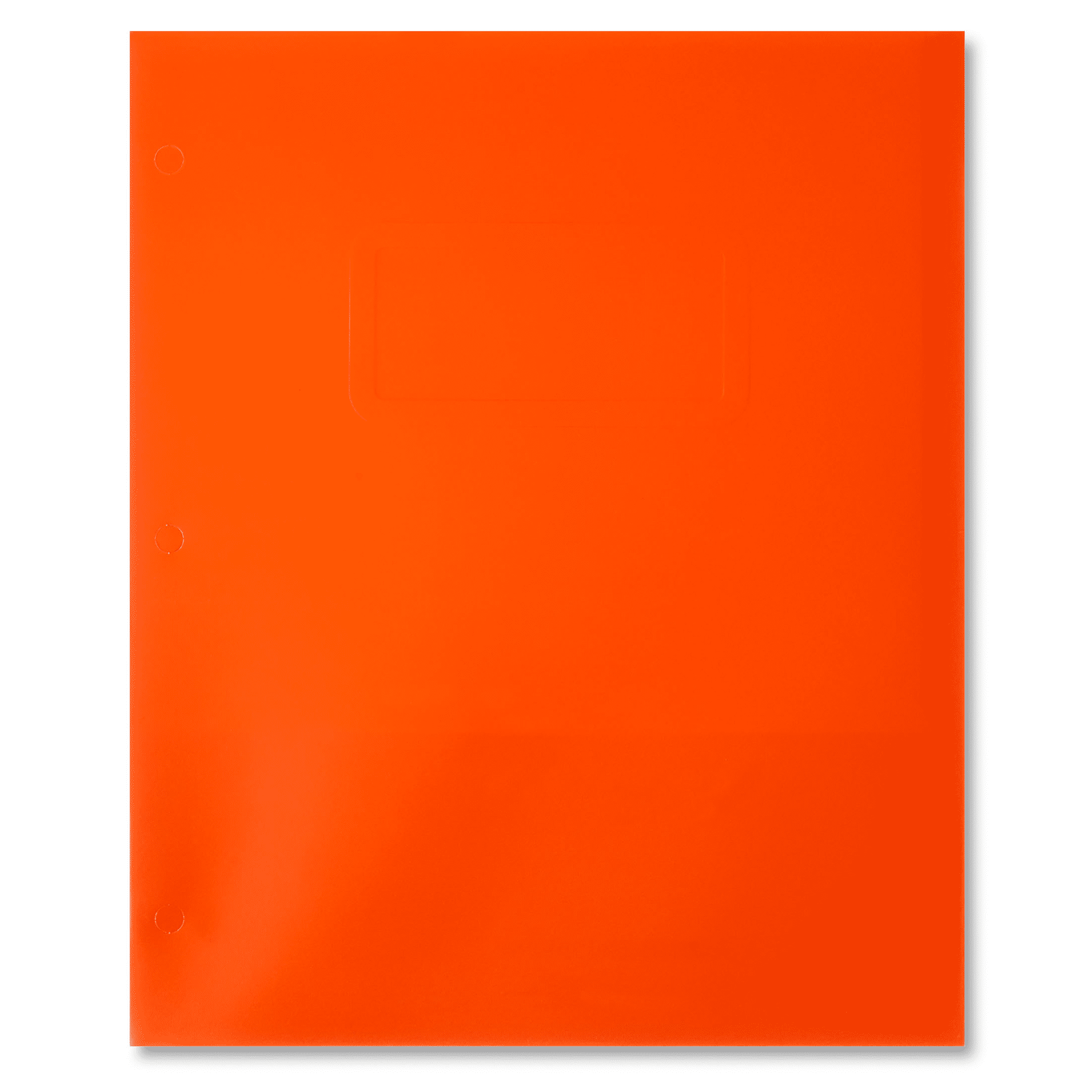 (5 pack) Pen+Gear Two Pocket Paper Folder, Solid Orange Color, Letter Size