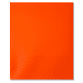 thumbnail image 2 of (5 pack) Pen+Gear Two Pocket Paper Folder, Solid Orange Color, Letter Size, 2 of 6