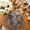 thumbnail image 2 of Round Placemats Rustic Medieval Tools 15 inch Set of 4 Table Mats for Dining Table Retro Door Wall Heat Resistant Non-Slip Kitchen & Home Decorative Place Mat Set, 2 of 8